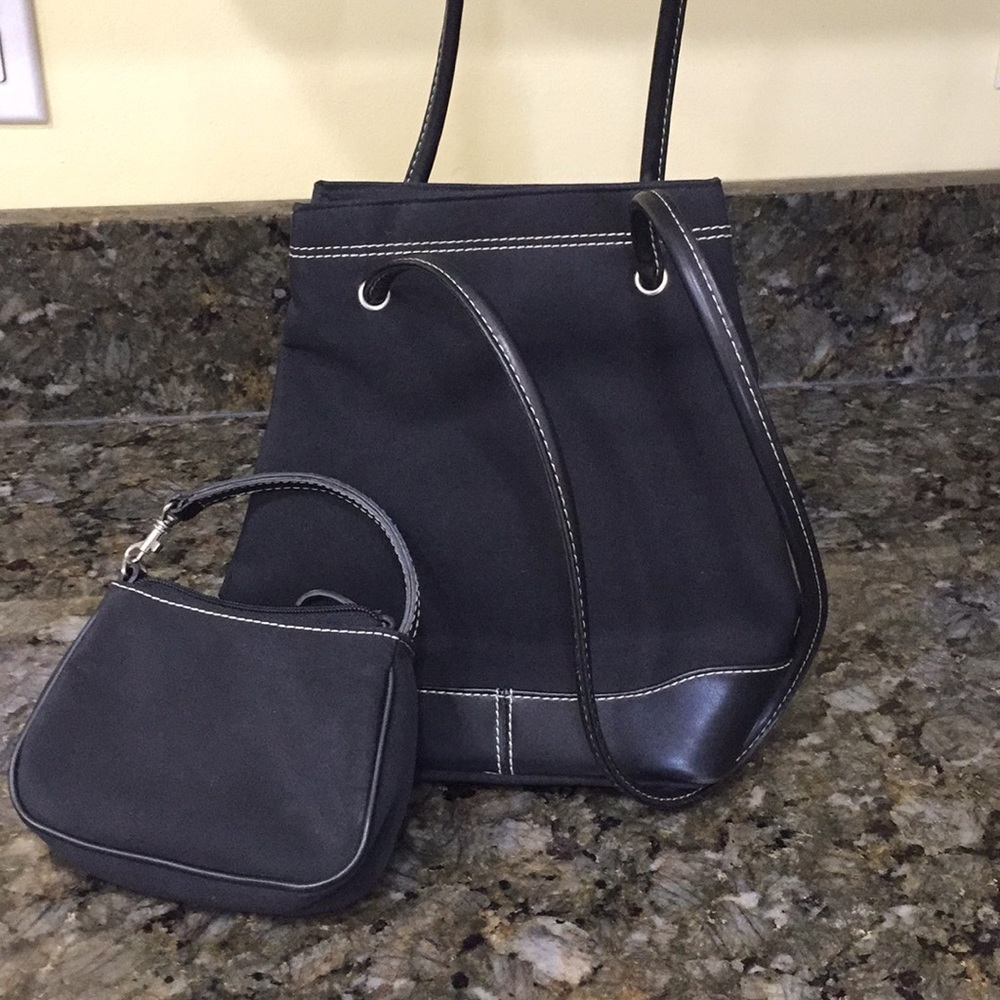 Nine West Handbag with mini clutch